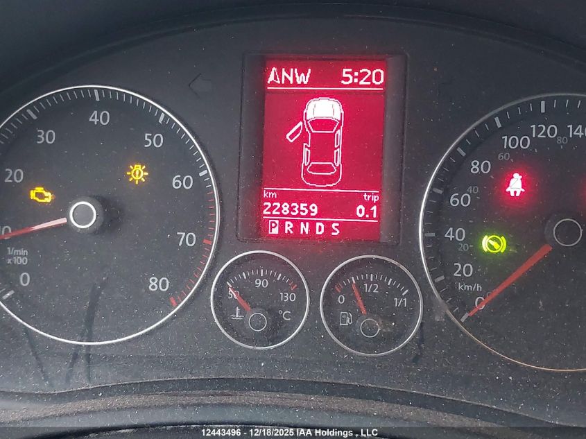 2009 Volkswagen Jetta 2.5L Highline VIN: 3VWRM71K09M061439 Lot: 12443496