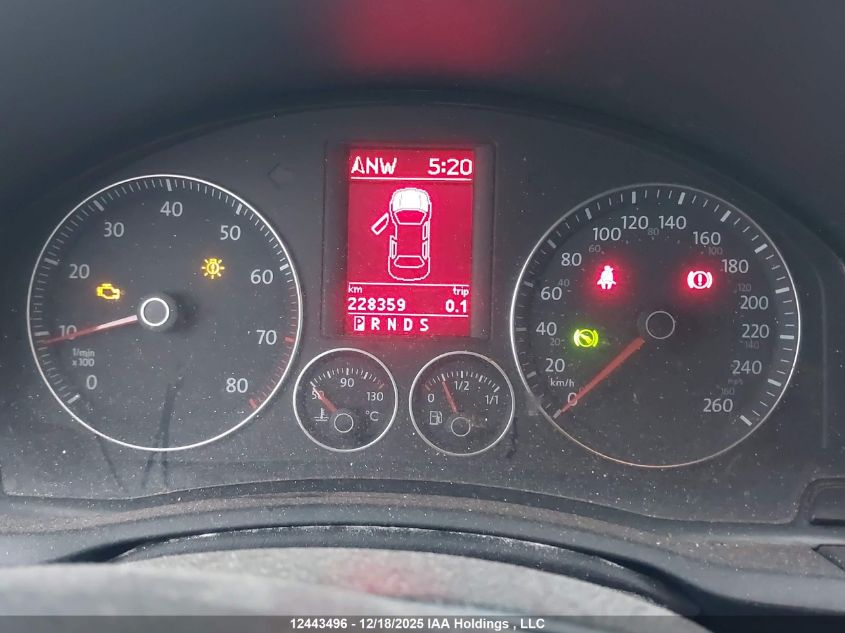 2009 Volkswagen Jetta 2.5L Highline VIN: 3VWRM71K09M061439 Lot: 12443496