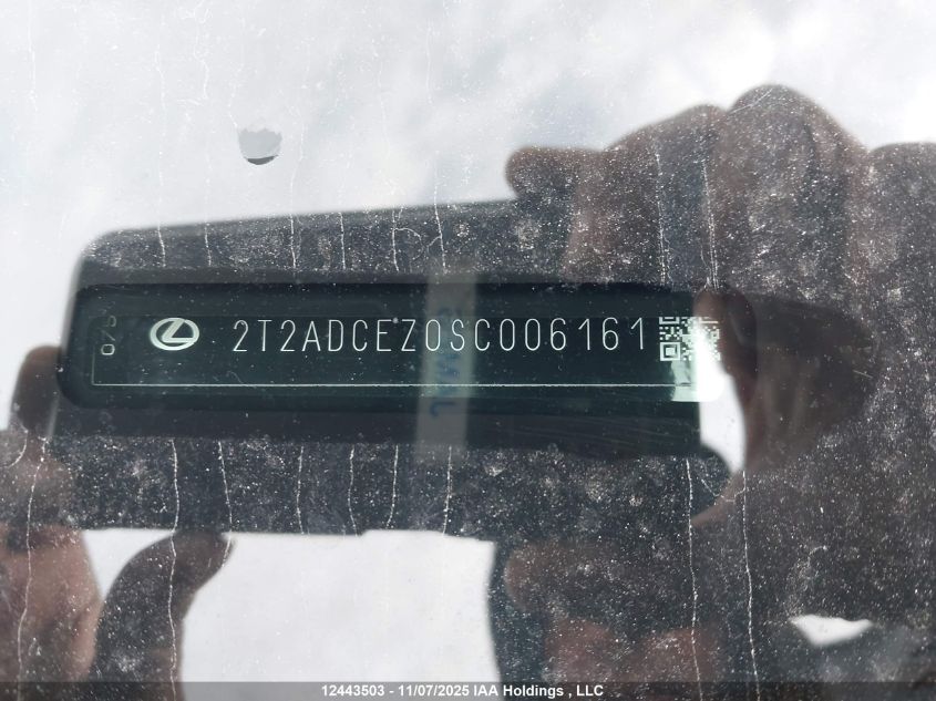 2025 Lexus Nx 250 VIN: 2T2ADCEZ0SC006161 Lot: 12443503