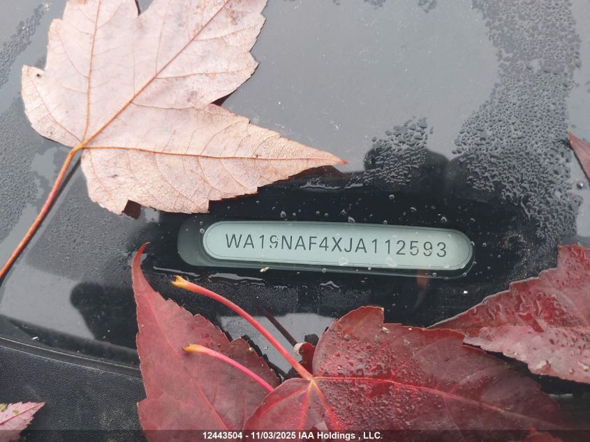 2018 Audi A4 Allroad 2.0T Technik VIN: WA19NAF4XJA112593 Lot: 12443504