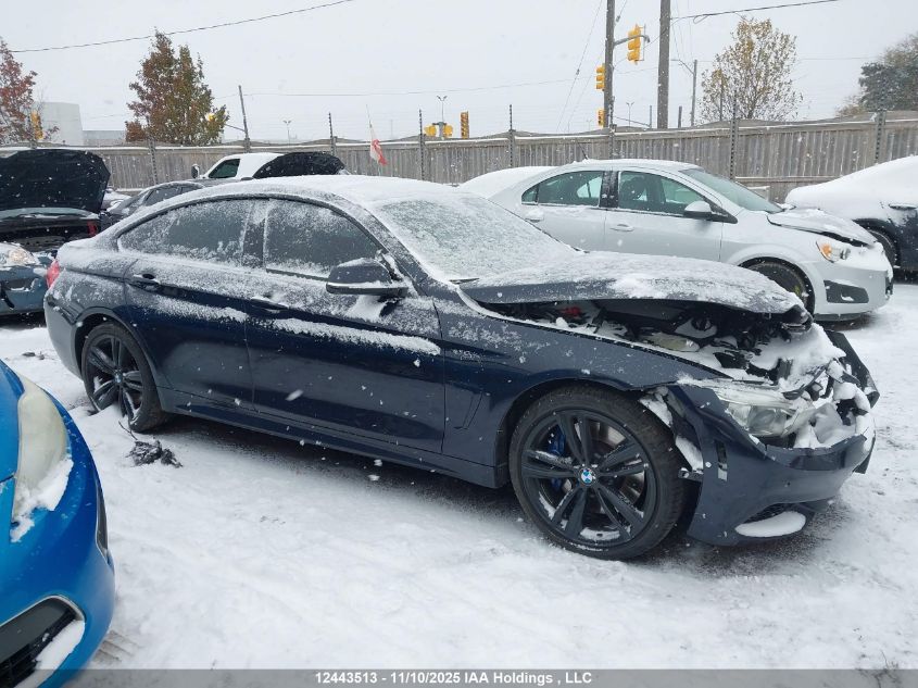 2016 BMW 435I Gran Coupe xDrive VIN: WBA4B3C56GG344306 Lot: 12443513