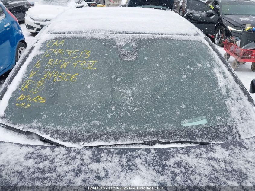 2016 BMW 435I Gran Coupe xDrive VIN: WBA4B3C56GG344306 Lot: 12443513