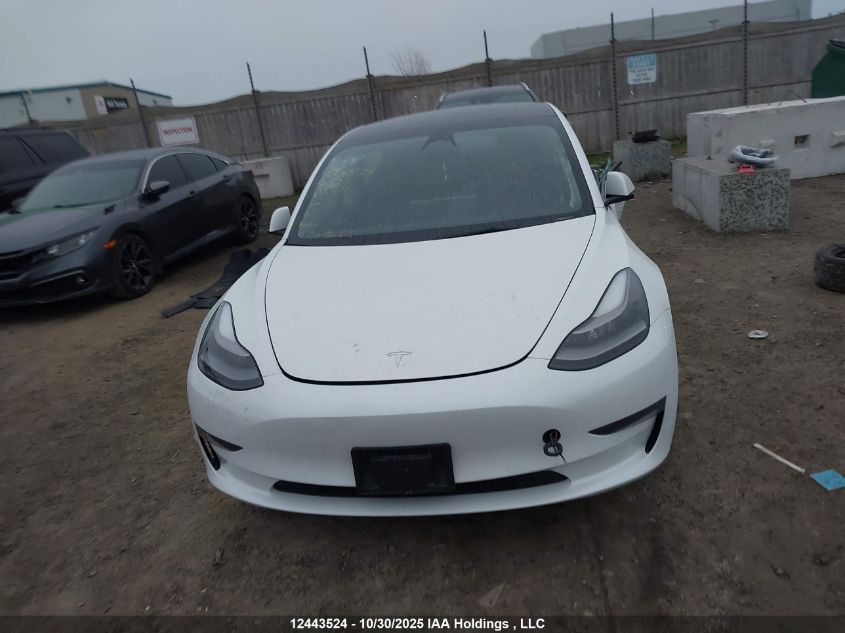 2022 Tesla Model 3 VIN: 5YJ3E1EA9NF161011 Lot: 12443524
