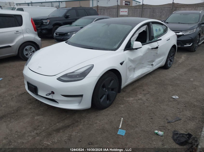 5YJ3E1EA9NF161011 2022 TESLA MODEL 3 photo no. 2
