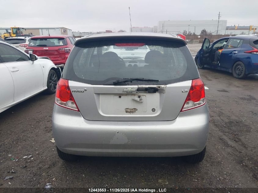 2008 Chevrolet Aveo 5 Ls VIN: KL1TD65668B170890 Lot: 12443553