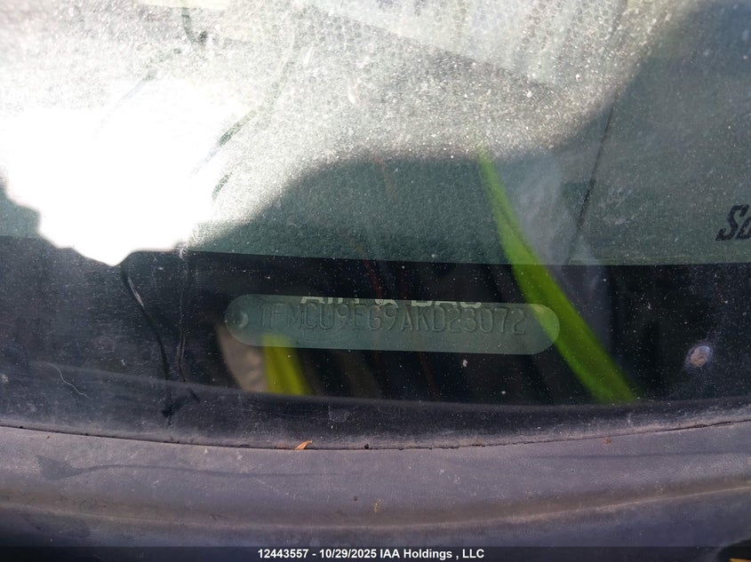 2010 Ford Escape Limited VIN: 1FMCU9EG9AKD23072 Lot: 12443557