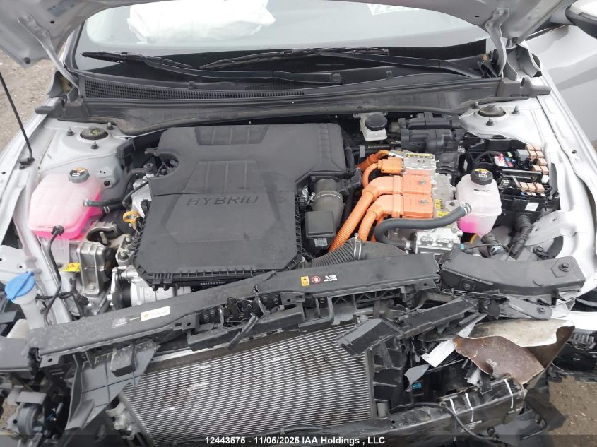 2025 Hyundai Elantra Hybrid Luxury VIN: KMHLN4DJ7SU154480 Lot: 12443575