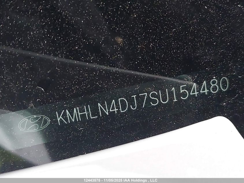 2025 Hyundai Elantra Hybrid Luxury VIN: KMHLN4DJ7SU154480 Lot: 12443575