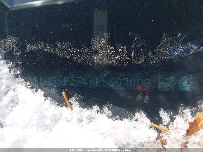 2014 Honda Civic Lx VIN: 2HGFB2F48EH007003 Lot: 12443650