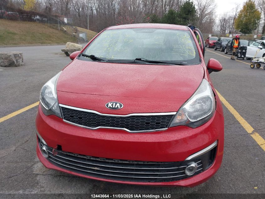 2016 Kia Rio VIN: KNADN4A3XG6675703 Lot: 12443664