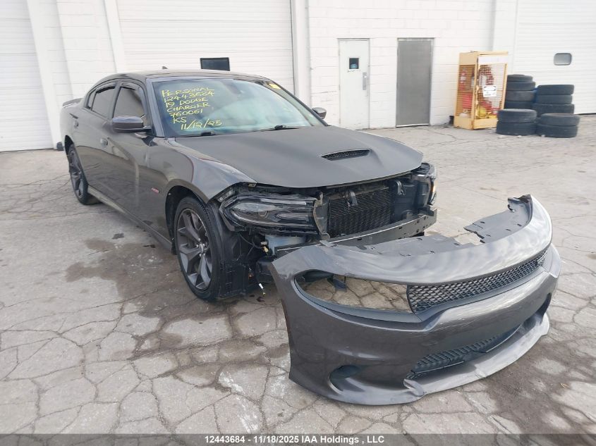 2019 Dodge Charger R/T VIN: 2C3CDXCT0KH760061 Lot: 12443684