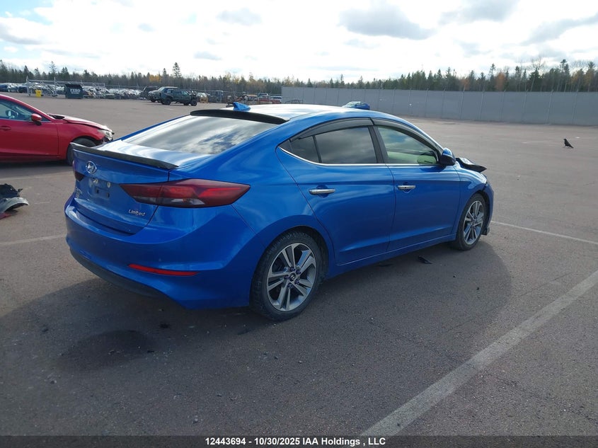 KMHD84LF7HU137891 2017 HYUNDAI ELANTRA photo no. 4