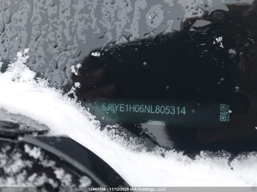 2022 Acura Mdx A-Spec VIN: 5J8YE1H06NL805314 Lot: 12443706