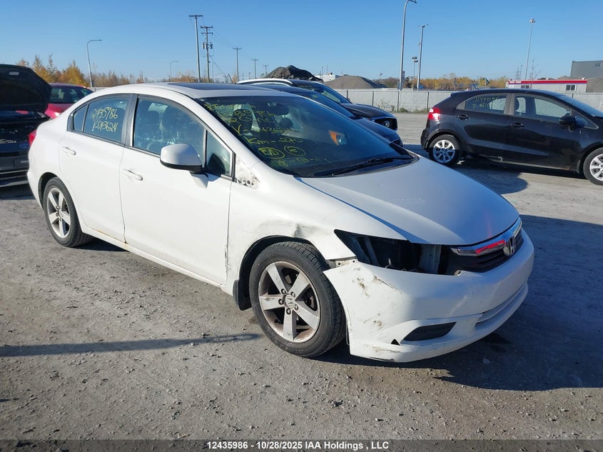 2HGFB2F9XCH043624 2012 Honda Civic Ex-L auction photo 1