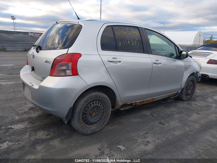 JTDKT923275117815 2007 TOYOTA YARIS photo no. 4
