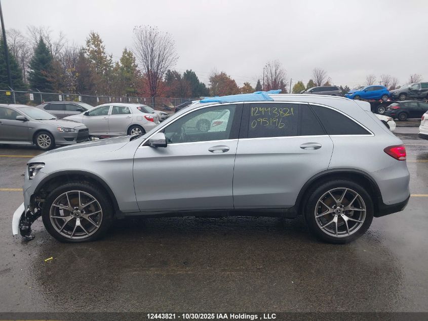 2022 Mercedes-Benz Glc 300 4Matic VIN: W1N0G8EB5NG095196 Lot: 12443821