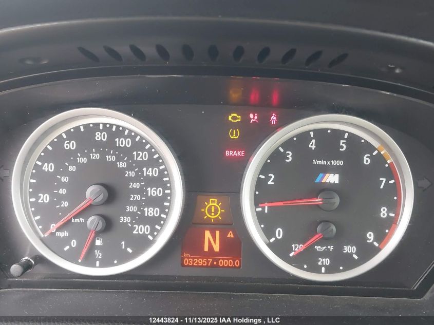 2008 BMW M6 VIN: WBSEK93558CY79574 Lot: 12443824