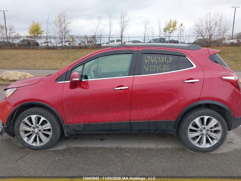 2017 Buick Encore VIN: KL4CJASB7HB129586 Lot: 12443842