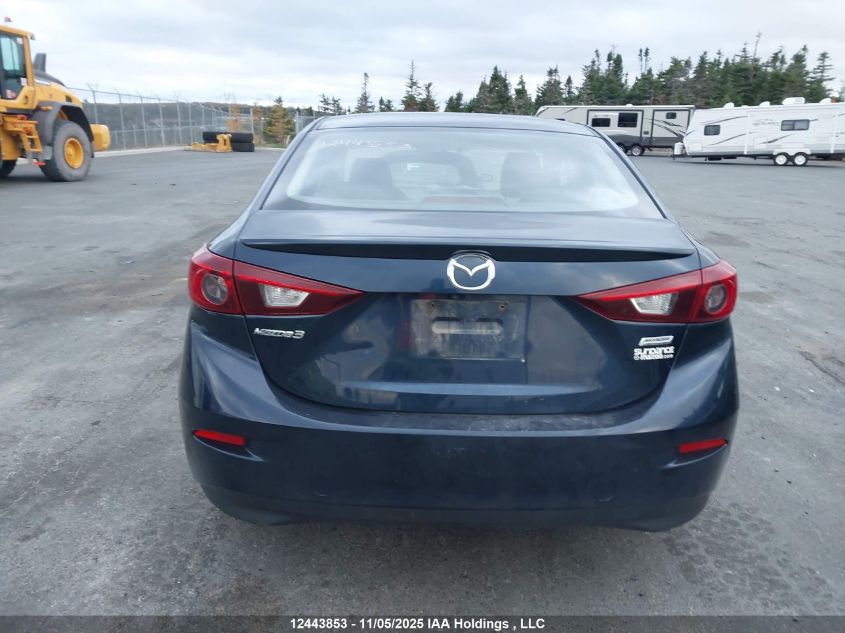 2017 Mazda Mazda3 Se VIN: JM1BN1T7XH1147540 Lot: 12443853
