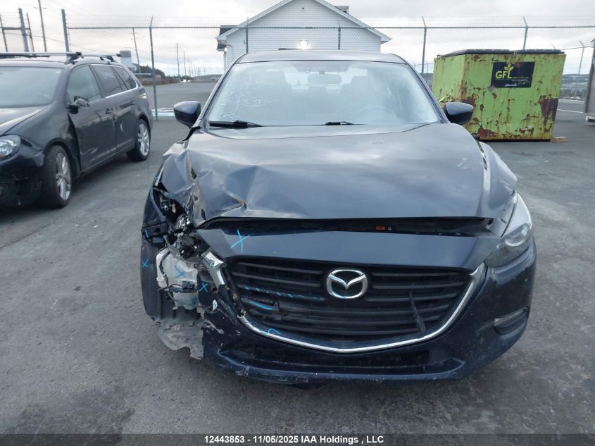 2017 Mazda Mazda3 Se VIN: JM1BN1T7XH1147540 Lot: 12443853