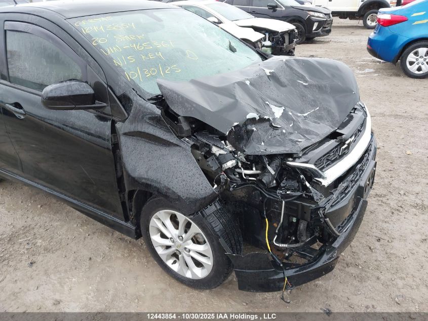 2020 Chevrolet Spark 1Lt VIN: KL8CC6SA8LC465361 Lot: 12443854