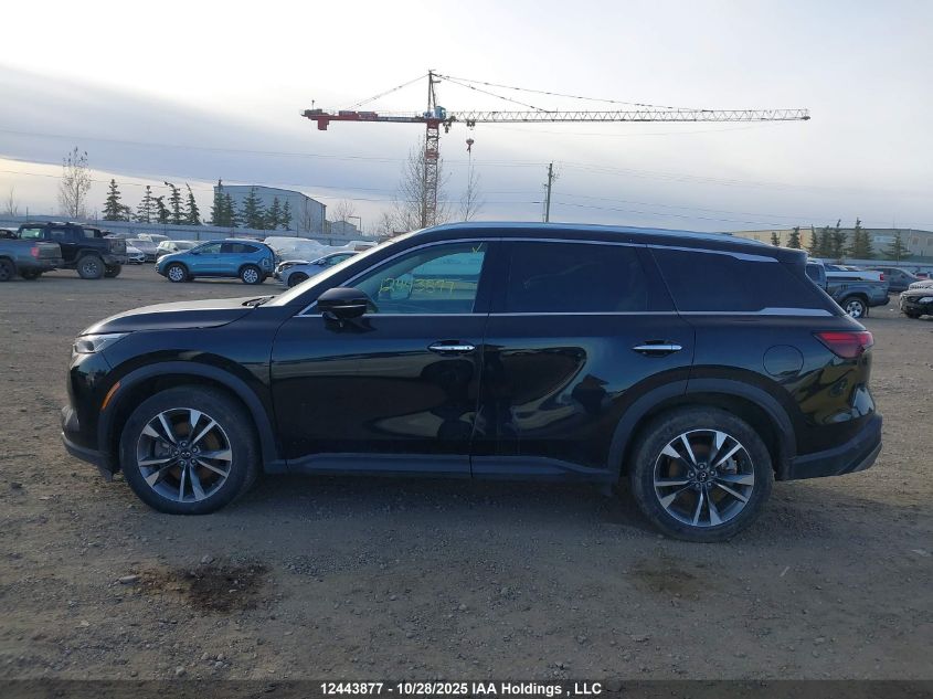 2022 Infiniti Qx60 Luxe VIN: 5N1DL1FS7NC338486 Lot: 12443877