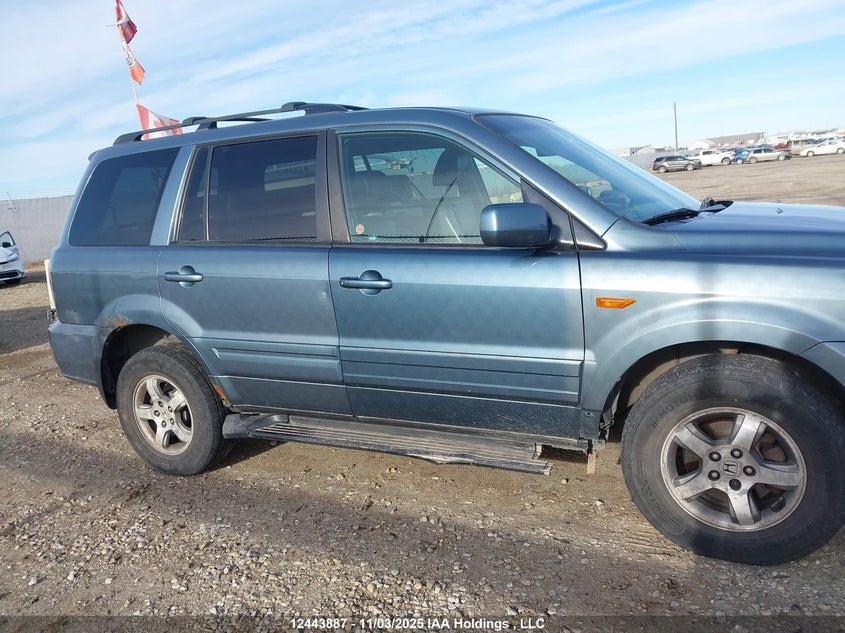 2007 Honda Pilot Ex-L VIN: 2HKYF18637H001768 Lot: 12443887