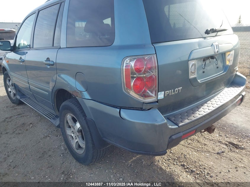 2007 Honda Pilot Ex-L VIN: 2HKYF18637H001768 Lot: 12443887