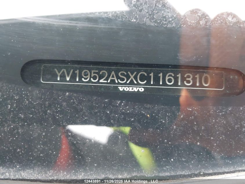 2012 Volvo S80 3.2/3.2 Platinum/3.2 Premier Plus VIN: YV1952ASXC1161310 Lot: 12443891