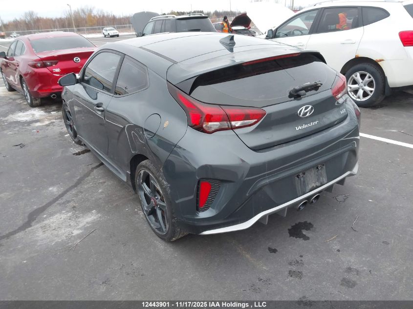 2019 Hyundai Veloster Turbo/Turbo R-Spec/Turbo Ultimate VIN: KMHTH6AB5KU008062 Lot: 12443901