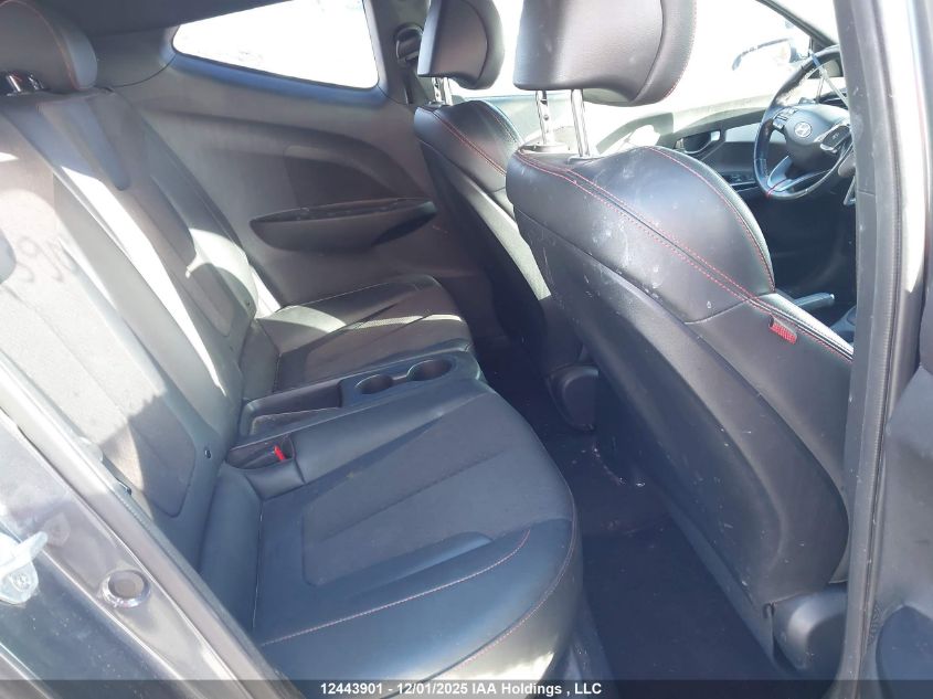 2019 Hyundai Veloster Turbo/Turbo R-Spec/Turbo Ultimate VIN: KMHTH6AB5KU008062 Lot: 12443901