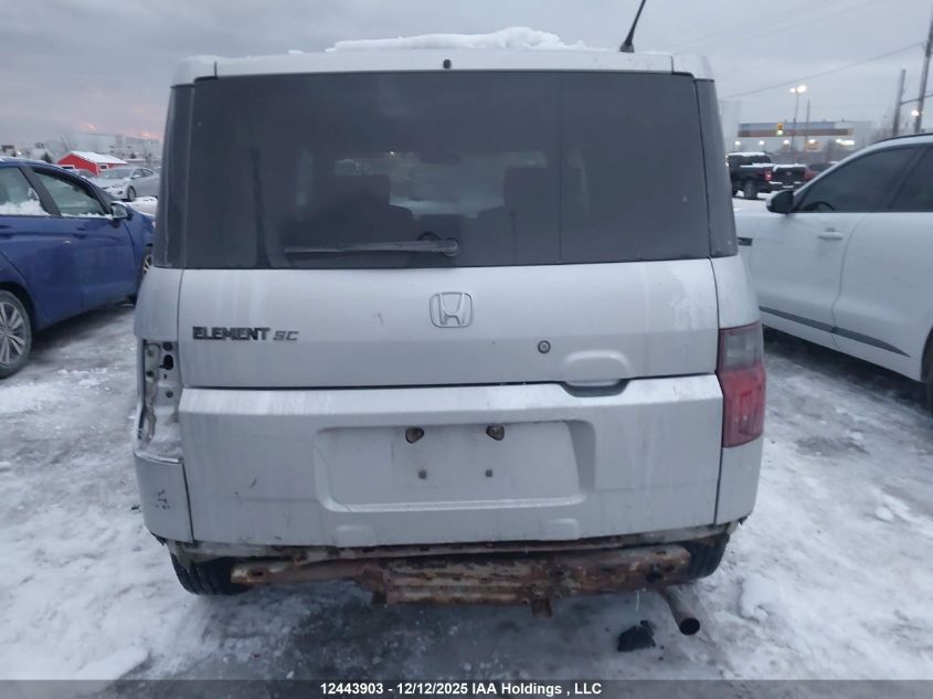 2008 Honda Element Sc VIN: 5J6YH18928L800761 Lot: 12443903