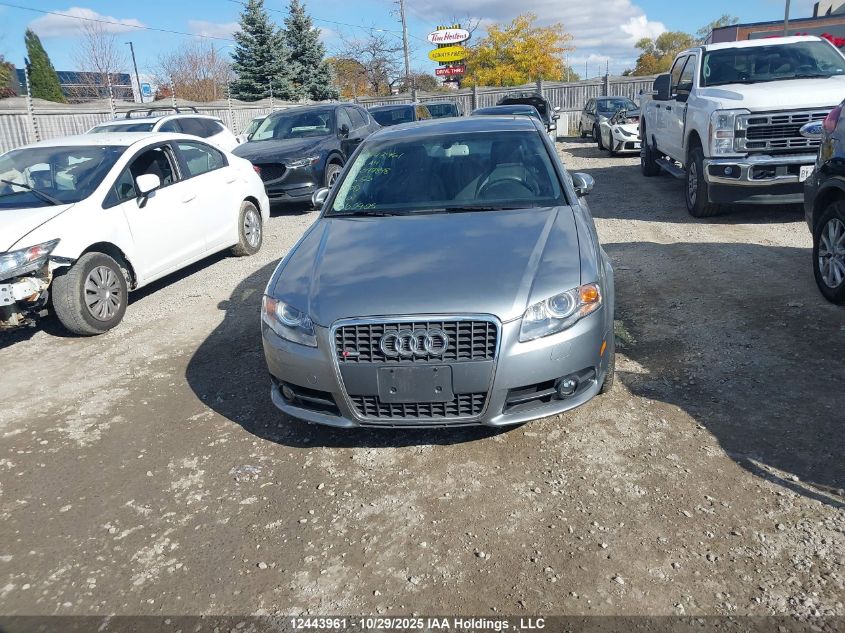 2008 Audi A4 S-Line 2.0T Quattro Turbo VIN: WAUEF68E08A077848 Lot: 12443961
