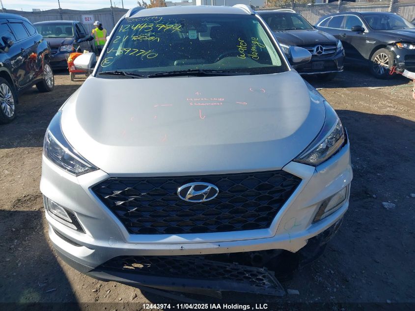 2021 Hyundai Tucson Preferred Awd VIN: KM8J3CA46MU397710 Lot: 12443974