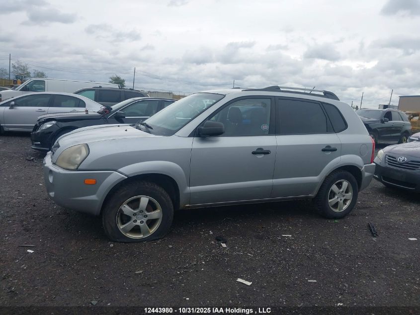 2007 Hyundai Tucson Gls VIN: KM8JM12B37U655958 Lot: 12443980