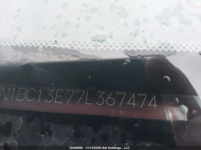 2007 Nissan Versa 1.8S VIN: 3N1BC13E77L367474 Lot: 12444050