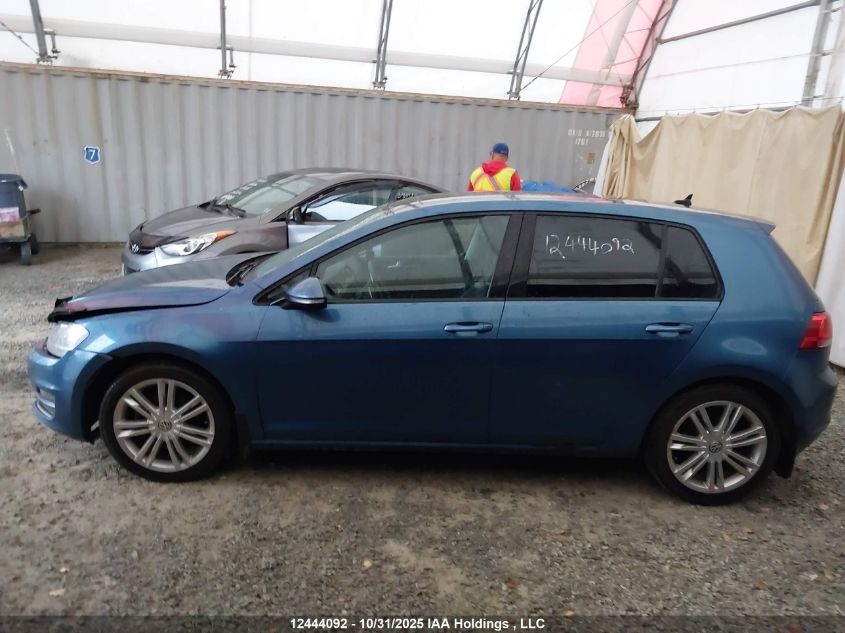 2015 Volkswagen Golf 1.8 Tsi Comfortline/1.8 Tsi Highline/1.8 Tsi Trendline VIN: 3VW117AUXFM077005 Lot: 12444092