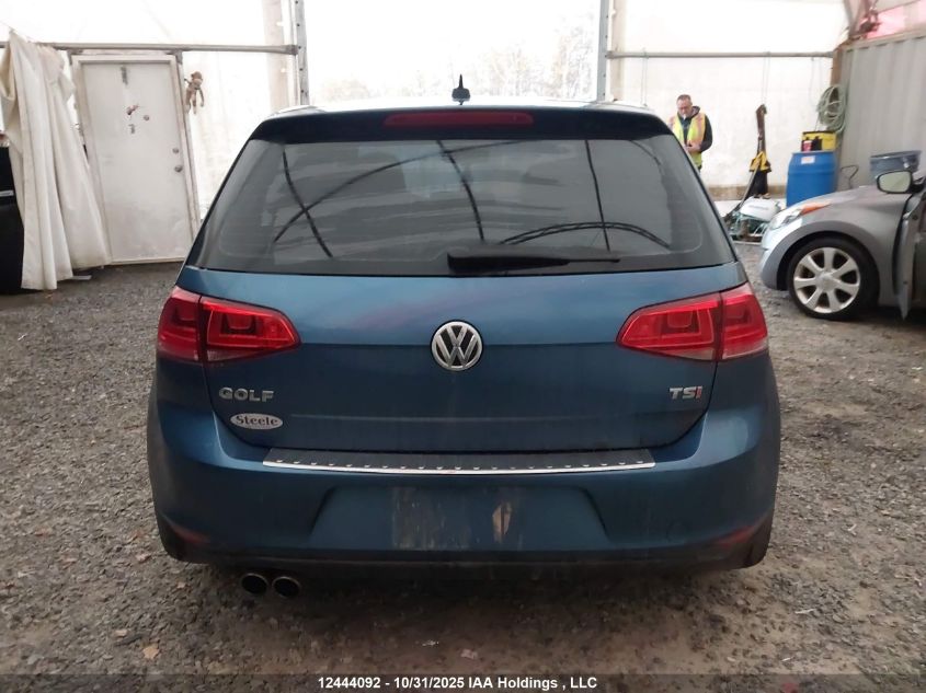 2015 Volkswagen Golf 1.8 Tsi Comfortline/1.8 Tsi Highline/1.8 Tsi Trendline VIN: 3VW117AUXFM077005 Lot: 12444092