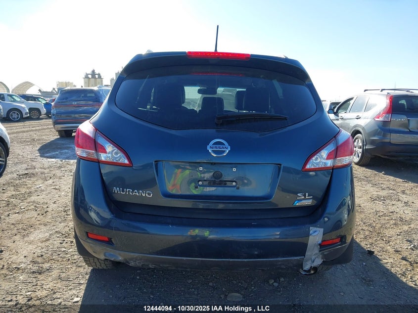 2012 Nissan Murano Sl VIN: JN8AZ1MW4CW231066 Lot: 12444094