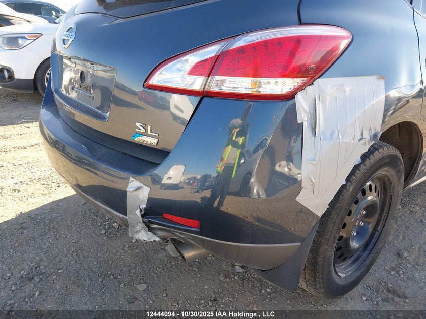 2012 Nissan Murano Sl VIN: JN8AZ1MW4CW231066 Lot: 12444094