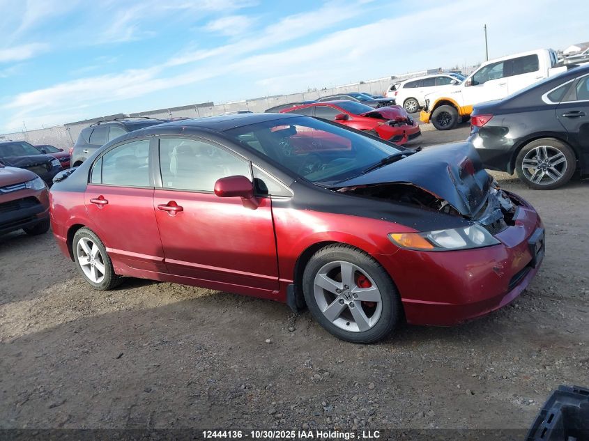 2006 Honda Civic Ex VIN: 2HGFA16876H011593 Lot: 12444136