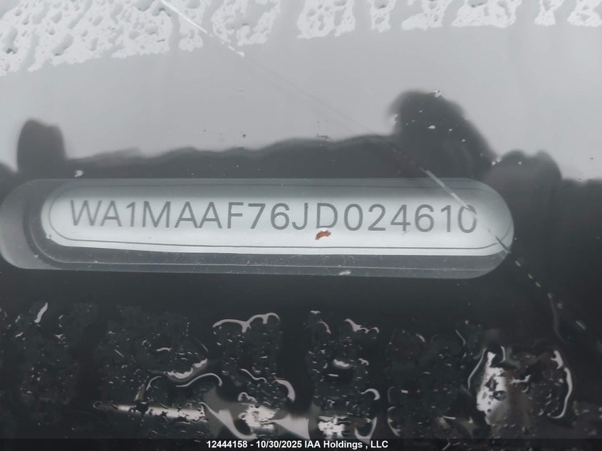 2018 Audi Q7 Progressiv S-Line VIN: WA1MAAF76JD024610 Lot: 12444158