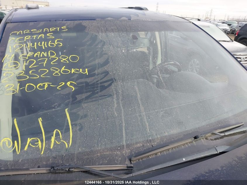 2014 Dodge Grand Caravan Se VIN: 2C4RDGBG2ER127280 Lot: 12444165