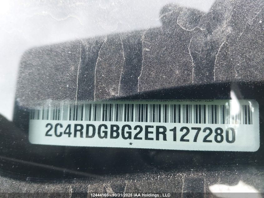 2014 Dodge Grand Caravan Se VIN: 2C4RDGBG2ER127280 Lot: 12444165
