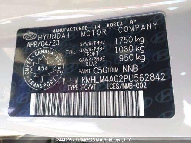 KMHLM4AG2PU562842 2023 HYUNDAI ELANTRA photo no. 10