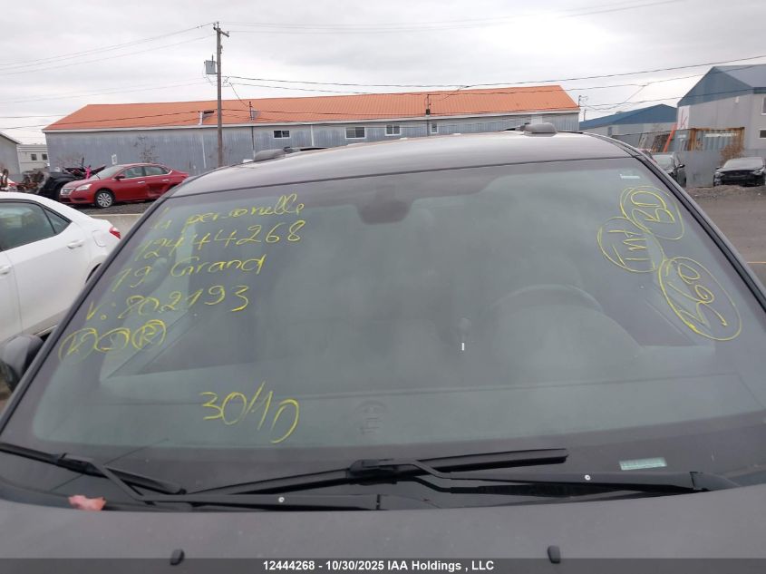 2019 Dodge Grand Caravan Gt VIN: 2C4RDGEG9KR802193 Lot: 12444268