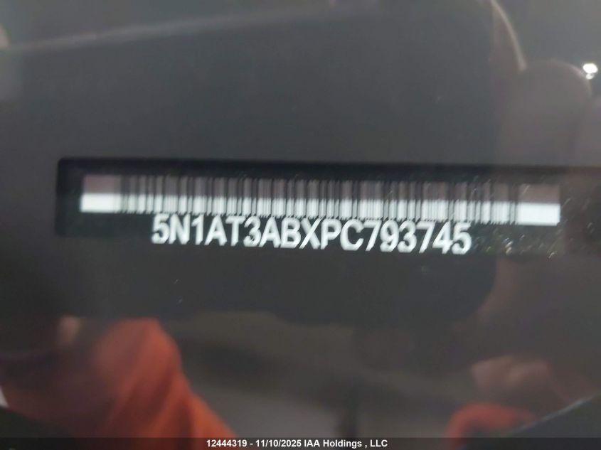 2023 Nissan Rogue S VIN: 5N1AT3ABXPC793745 Lot: 12444319