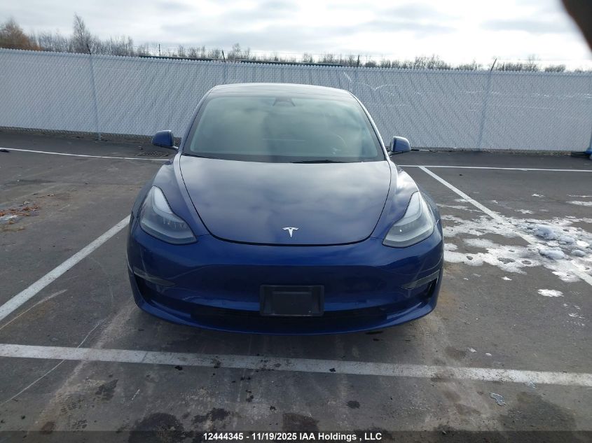 2022 Tesla Model 3 Long Range VIN: 5YJ3E1EB1NF307233 Lot: 12444345