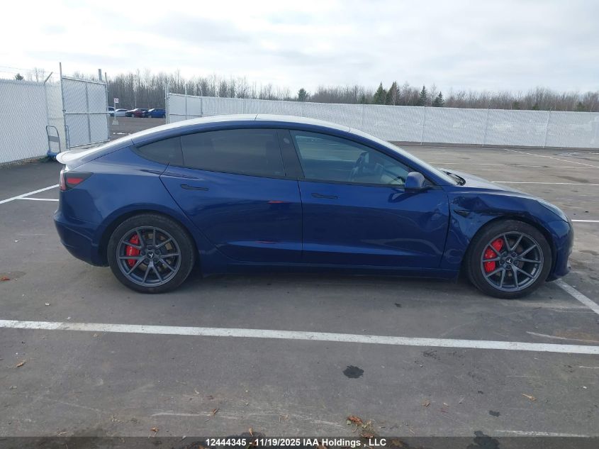 2022 Tesla Model 3 Long Range VIN: 5YJ3E1EB1NF307233 Lot: 12444345