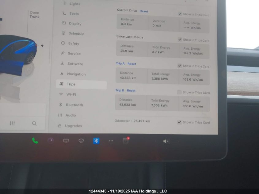 2022 Tesla Model 3 Long Range VIN: 5YJ3E1EB1NF307233 Lot: 12444345